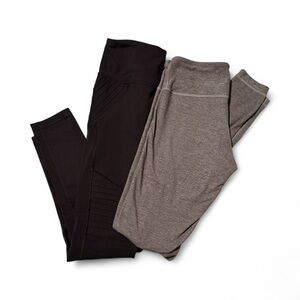 Lululemon and Victoria Secret 2 PAIR Black & Gray Leggings